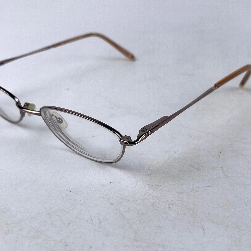 LIZ‎ CLAIBORNE L201 UU3 Eyeglasses Frame Womens Brown Metal Full Rim 51-18-135